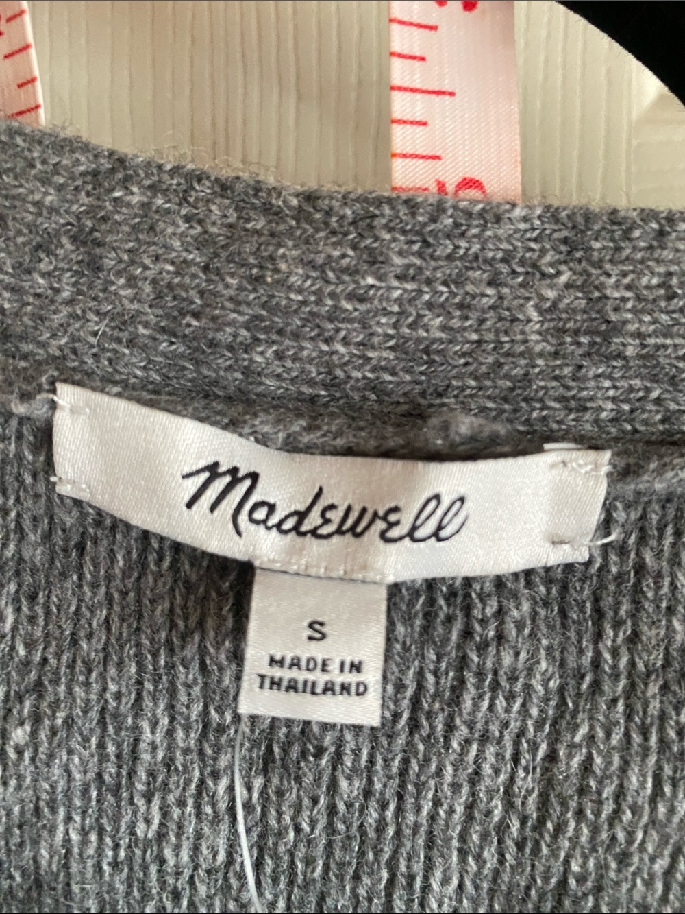 Madewell NWT V-Neck Wool Blend Sweater Vest - Picture 10 of 13